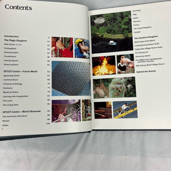 Walt Disney World Souvenir Book 1986 Vintage Hardcover Guide Color Illustrations - Picture 7 of 7